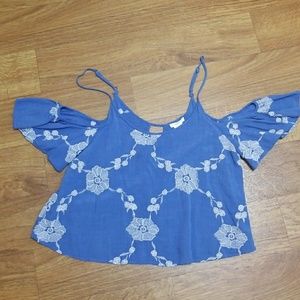 Size Large Open Shoulder Top